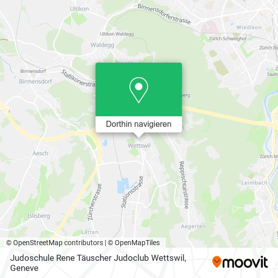 Judoschule Rene Täuscher Judoclub Wettswil Karte