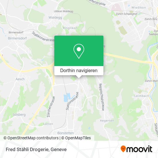 Fred Stähli Drogerie Karte