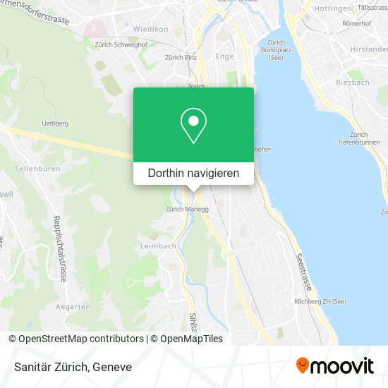 Sanitär Zürich Karte