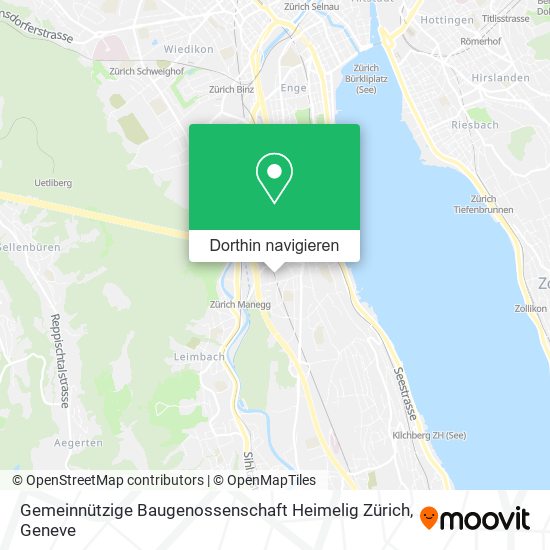 Gemeinnützige Baugenossenschaft Heimelig Zürich Karte