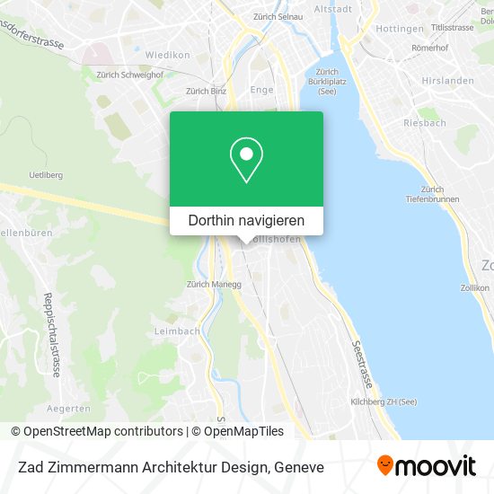 Zad Zimmermann Architektur Design Karte