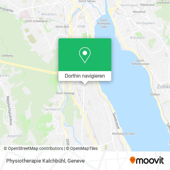 Physiotherapie Kalchbühl Karte