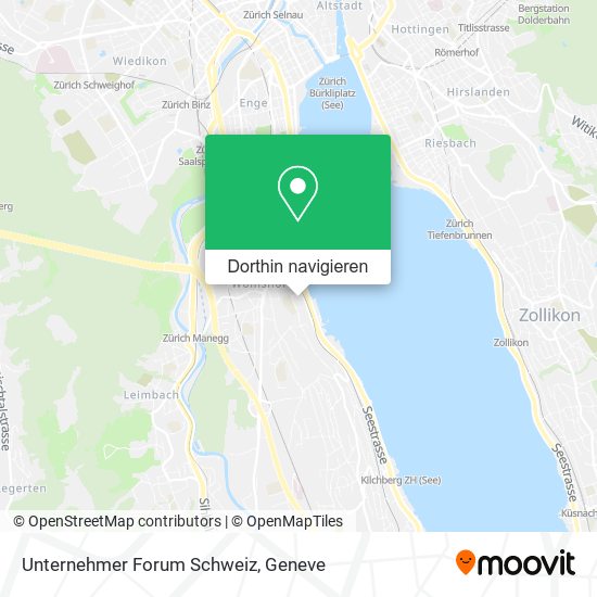 Unternehmer Forum Schweiz Karte