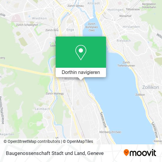 Baugenossenschaft Stadt und Land Karte