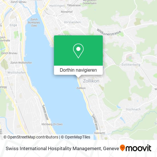 Swiss International Hospitality Management Karte