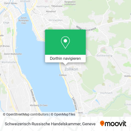 Schweizerisch-Russische Handelskammer Karte