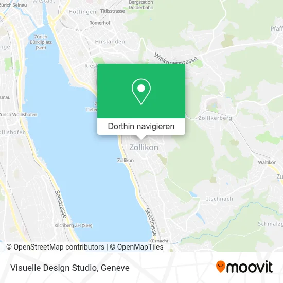 Visuelle Design Studio Karte