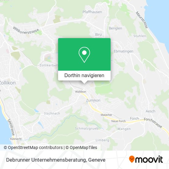 Debrunner Unternehmensberatung Karte
