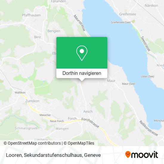 Looren, Sekundarstufenschulhaus Karte