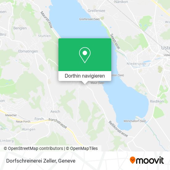 Dorfschreinerei Zeller Karte