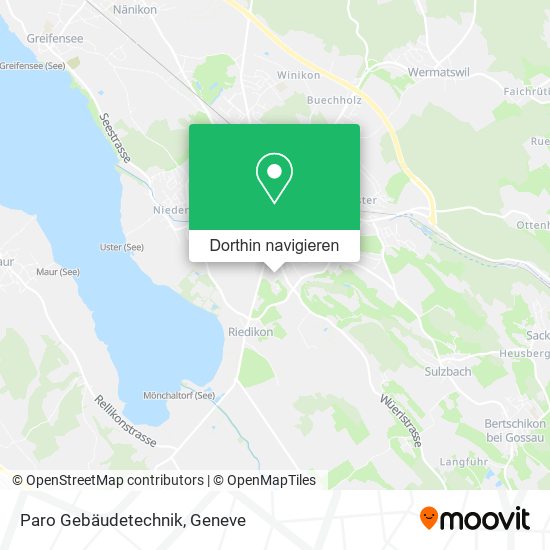 Paro Gebäudetechnik Karte