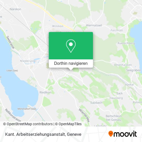 Kant. Arbeitserziehungsanstalt Karte