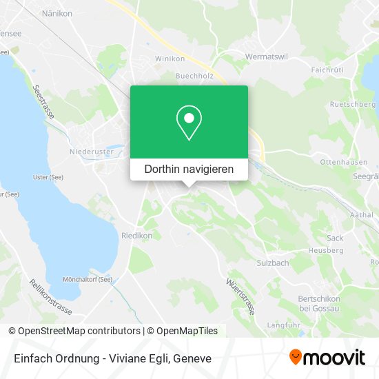 Einfach Ordnung - Viviane Egli Karte