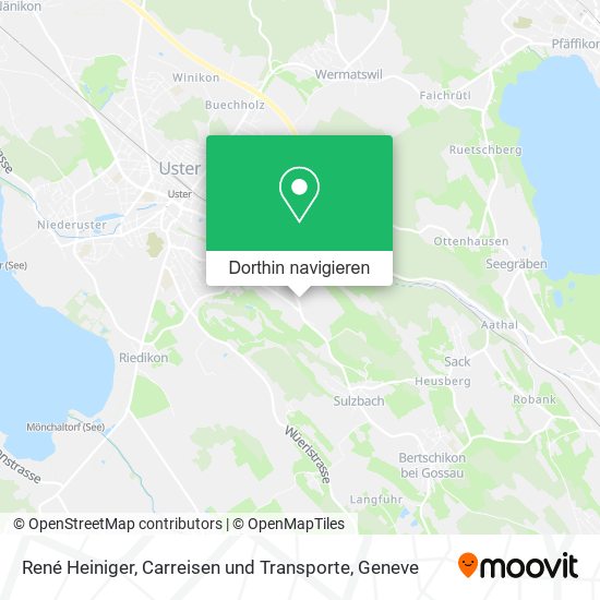 René Heiniger, Carreisen und Transporte Karte