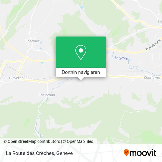 La Route des Crèches Karte