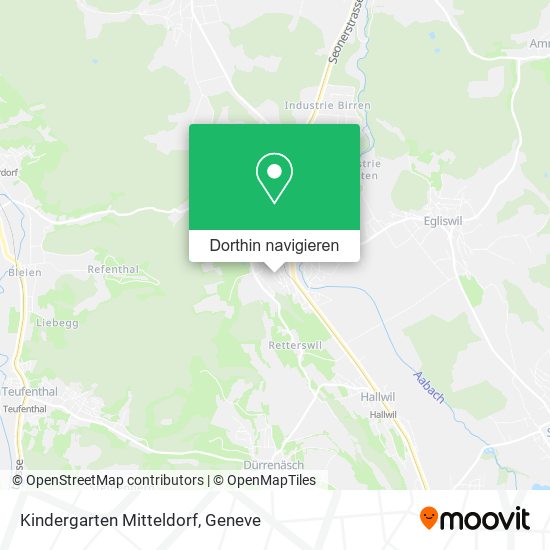 Kindergarten Mitteldorf Karte