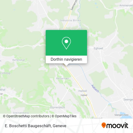 E. Boschetti Baugeschäft Karte