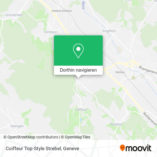 Coiffeur Top-Style Strebel Karte