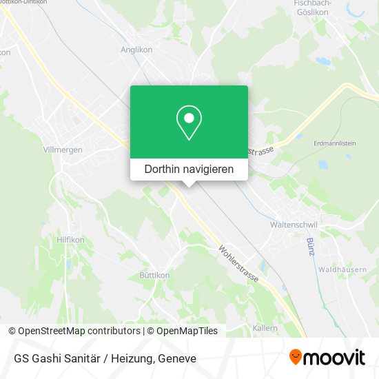 GS Gashi Sanitär / Heizung Karte