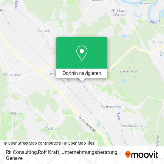 Rk Consulting,Rolf Kraft, Unternehmungsberatung Karte