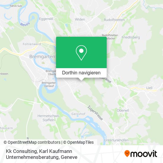 Kk Consulting, Karl Kaufmann Unternehmensberatung Karte
