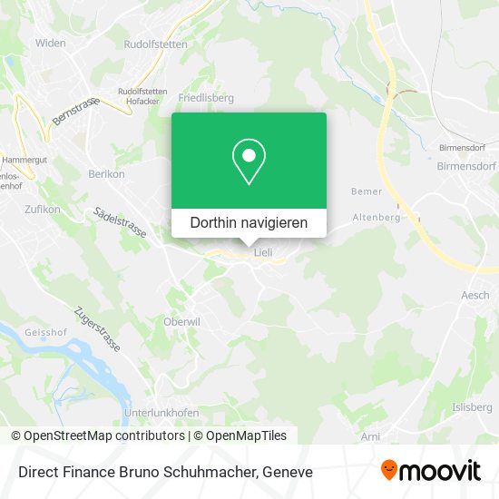 Direct Finance Bruno Schuhmacher Karte