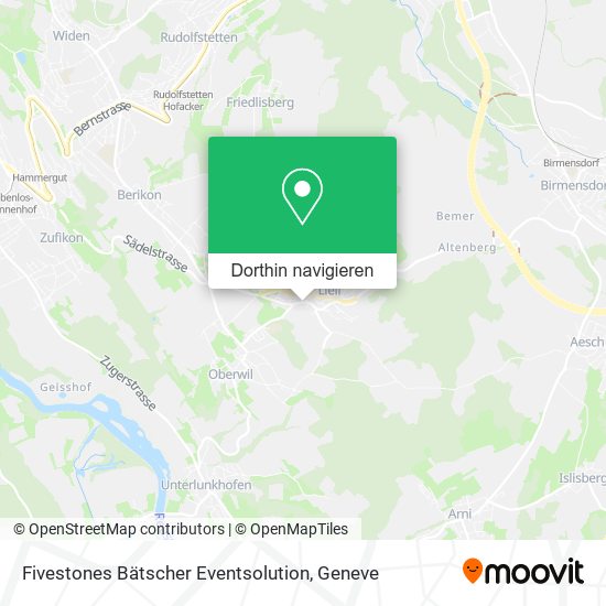 Fivestones Bätscher Eventsolution Karte
