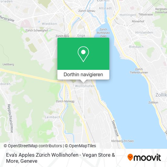Eva's Apples Zürich Wollishofen - Vegan Store & More Karte