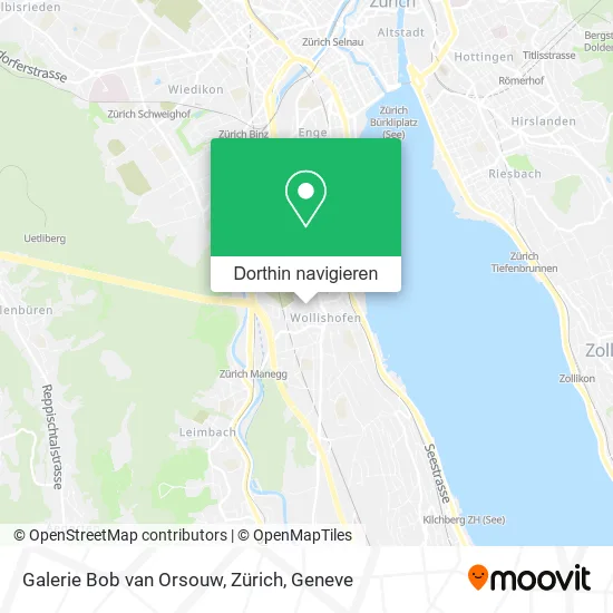 Galerie Bob van Orsouw, Zürich Karte