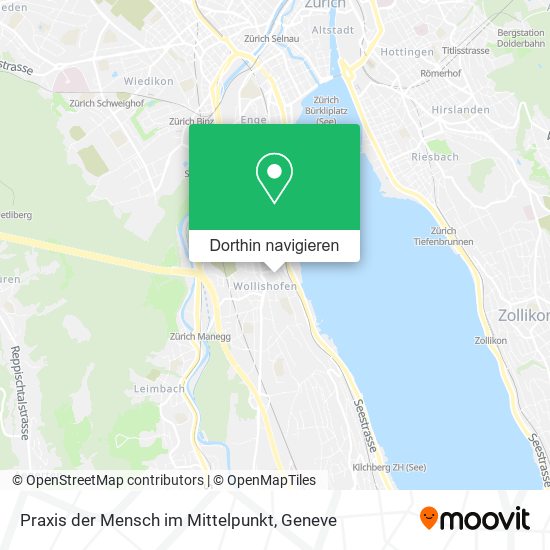 Praxis der Mensch im Mittelpunkt Karte