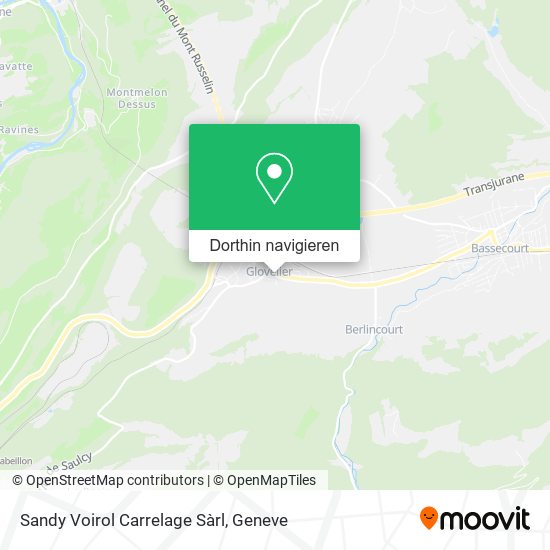 Sandy Voirol Carrelage Sàrl Karte