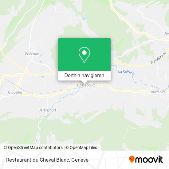 Restaurant du Cheval Blanc Karte
