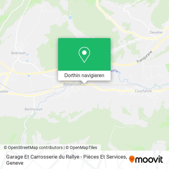 Garage Et Carrosserie du Rallye - Pièces Et Services Karte