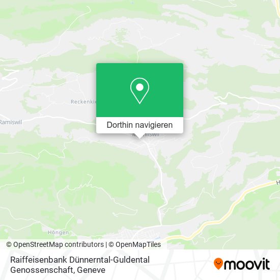 Raiffeisenbank Dünnerntal-Guldental Genossenschaft Karte