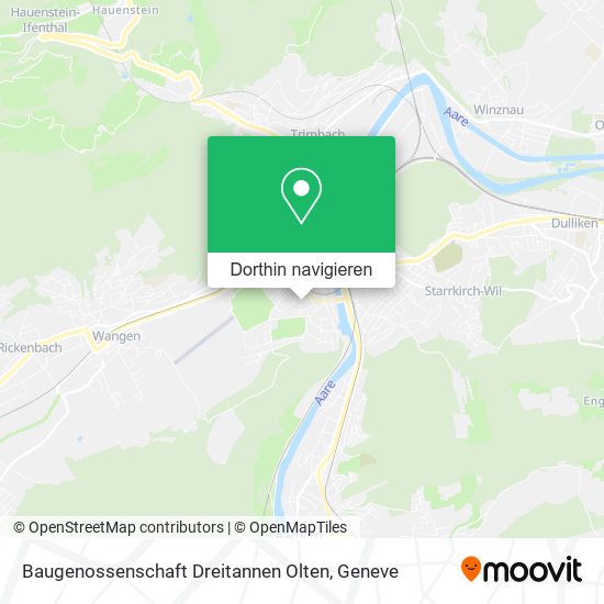 Baugenossenschaft Dreitannen Olten Karte