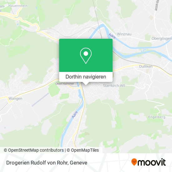 Drogerien Rudolf von Rohr Karte
