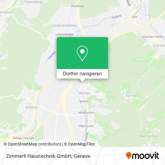Zimmerli Haustechnik GmbH Karte