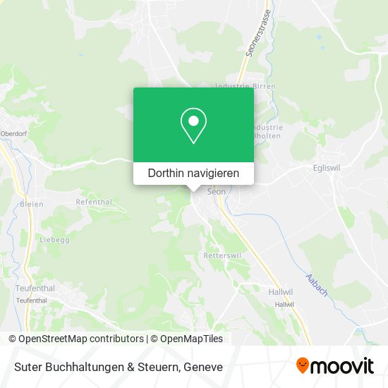 Suter Buchhaltungen & Steuern Karte