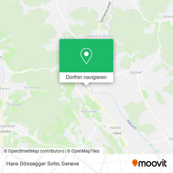 Hans Dössegger Sohn Karte