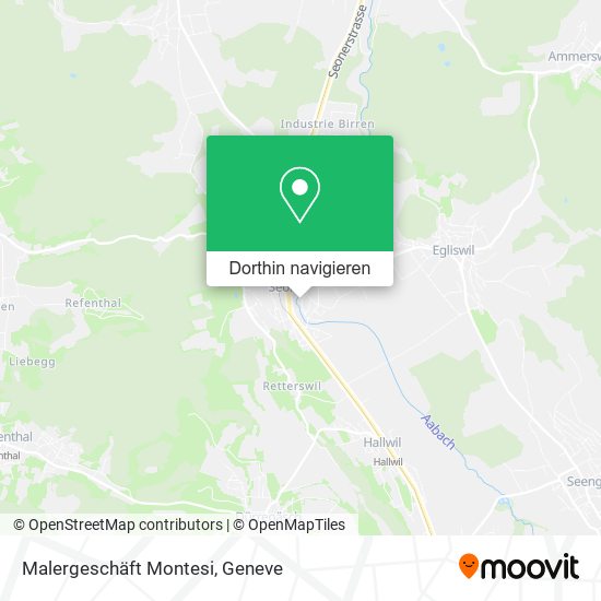 Malergeschäft Montesi Karte