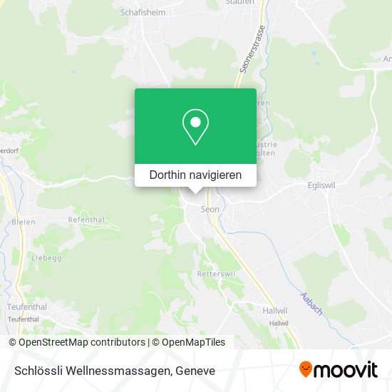 Schlössli Wellnessmassagen Karte