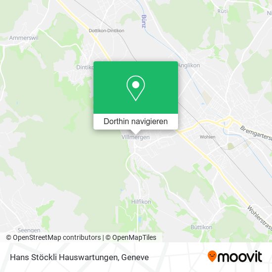 Hans Stöckli Hauswartungen Karte
