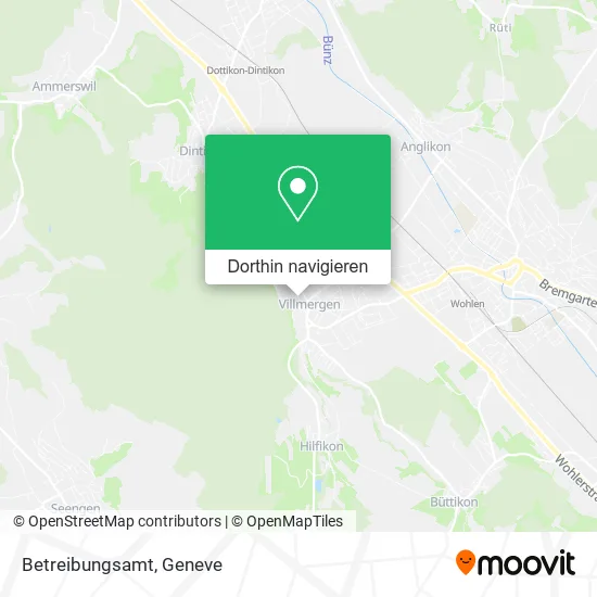 Betreibungsamt Karte