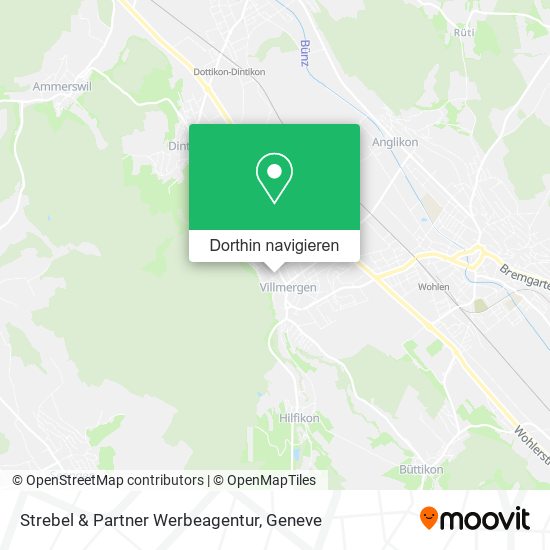Strebel & Partner Werbeagentur Karte