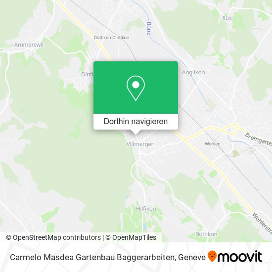 Carmelo Masdea Gartenbau Baggerarbeiten Karte