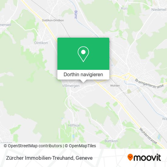 Zürcher Immobilien-Treuhand Karte
