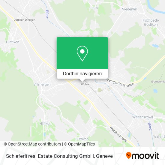 Schieferli real Estate Consulting GmbH Karte