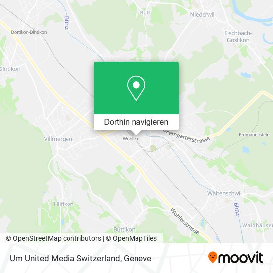 Um United Media Switzerland Karte