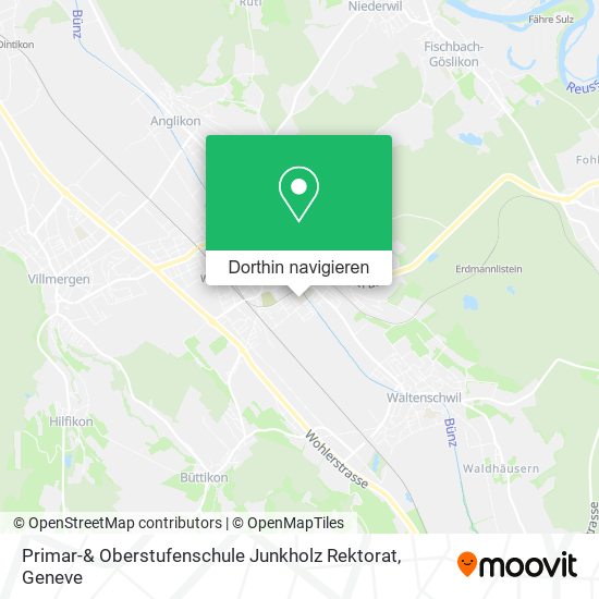 Primar-& Oberstufenschule Junkholz Rektorat Karte