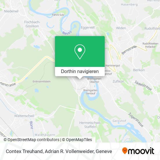 Contex Treuhand, Adrian R. Vollenweider Karte